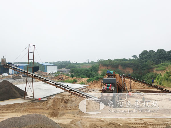 洗砂生產線現場